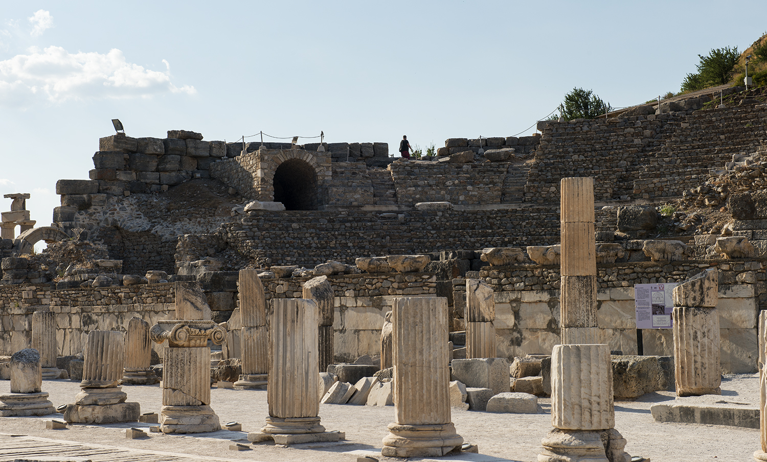 希腊古城遗址图片