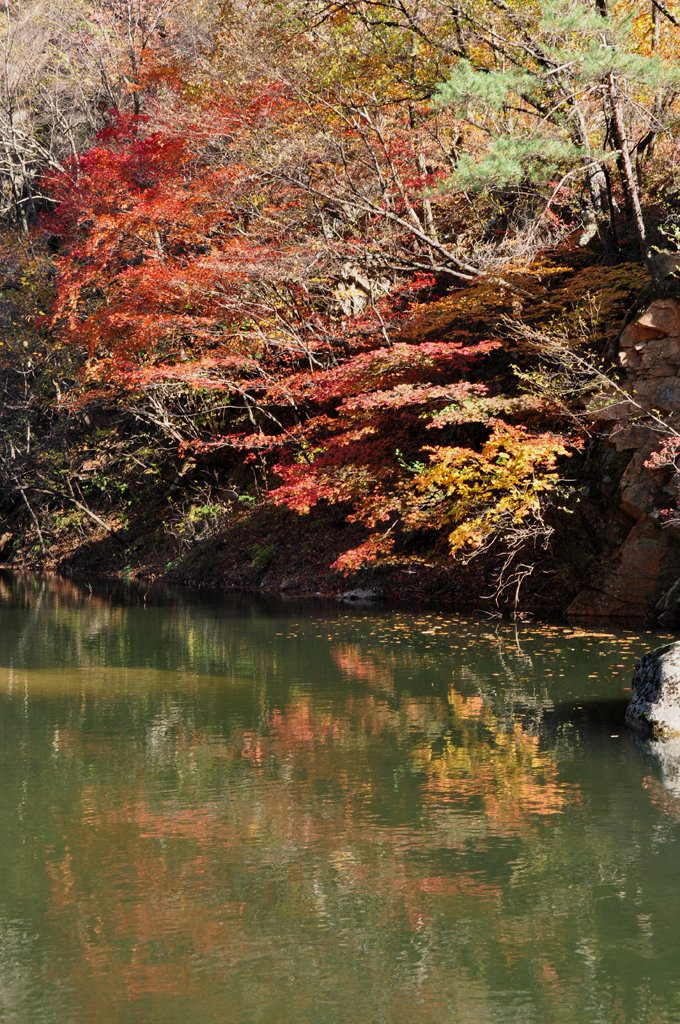 秋色大石湖