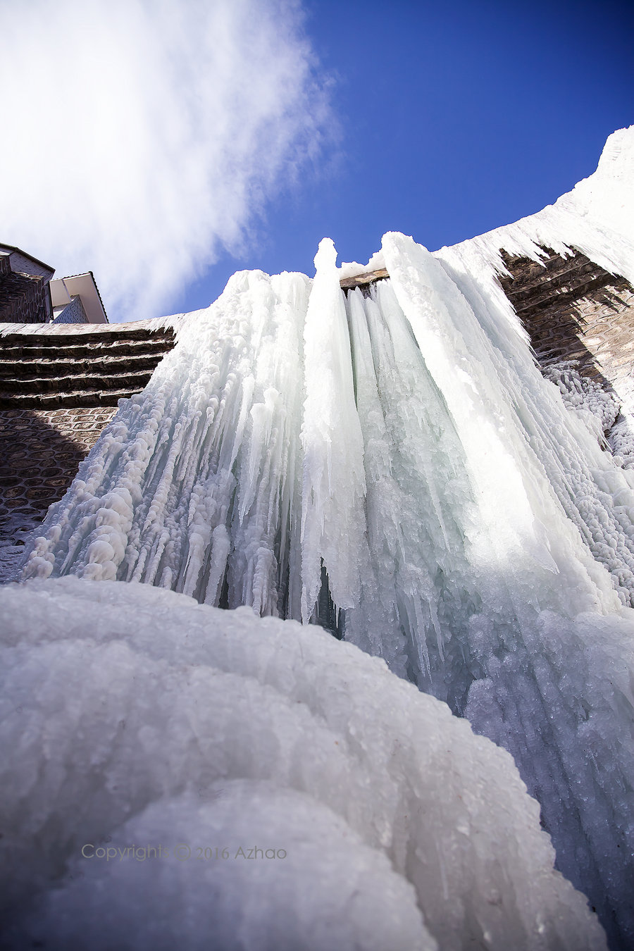 神龙峡冰瀑图片