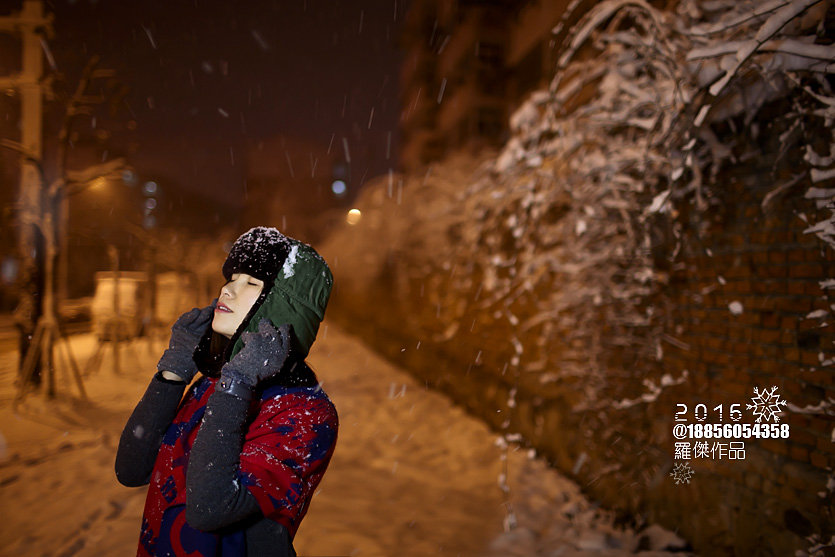 【【暖冬】 雪夜攝影圖片】人像攝影_太平洋電腦網攝影部落