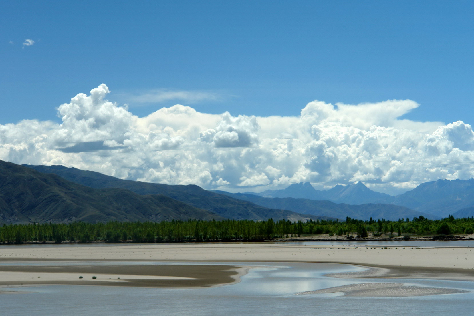 山南雅砻河图片