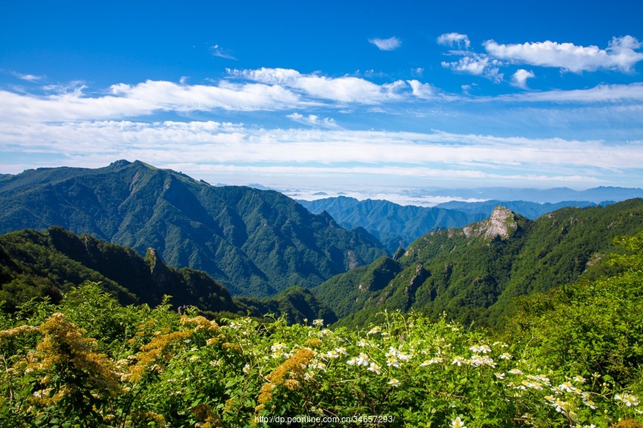 秦岭光头山风光