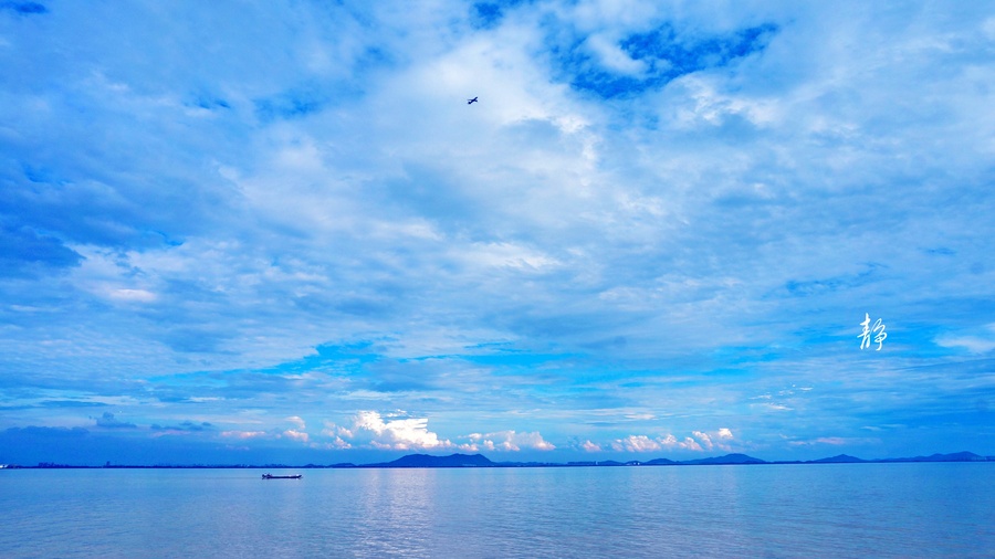 静 水天一色摄影图片 风光摄影 太平洋电脑网摄影部落