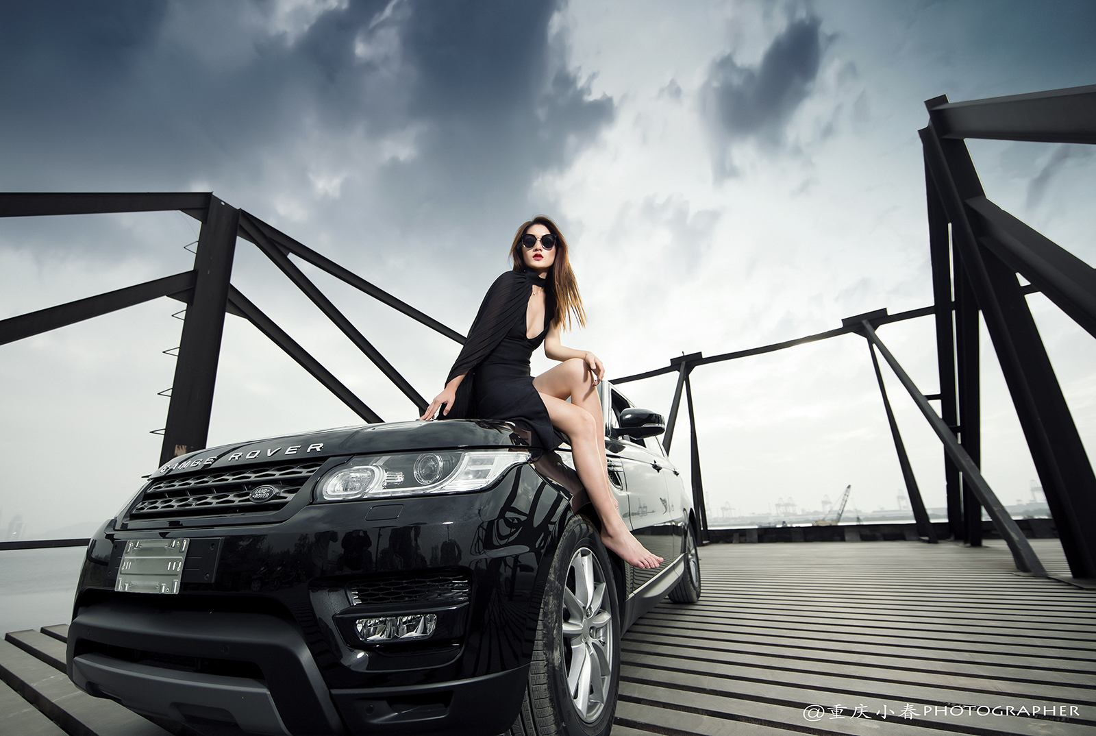 Cool car and beauty