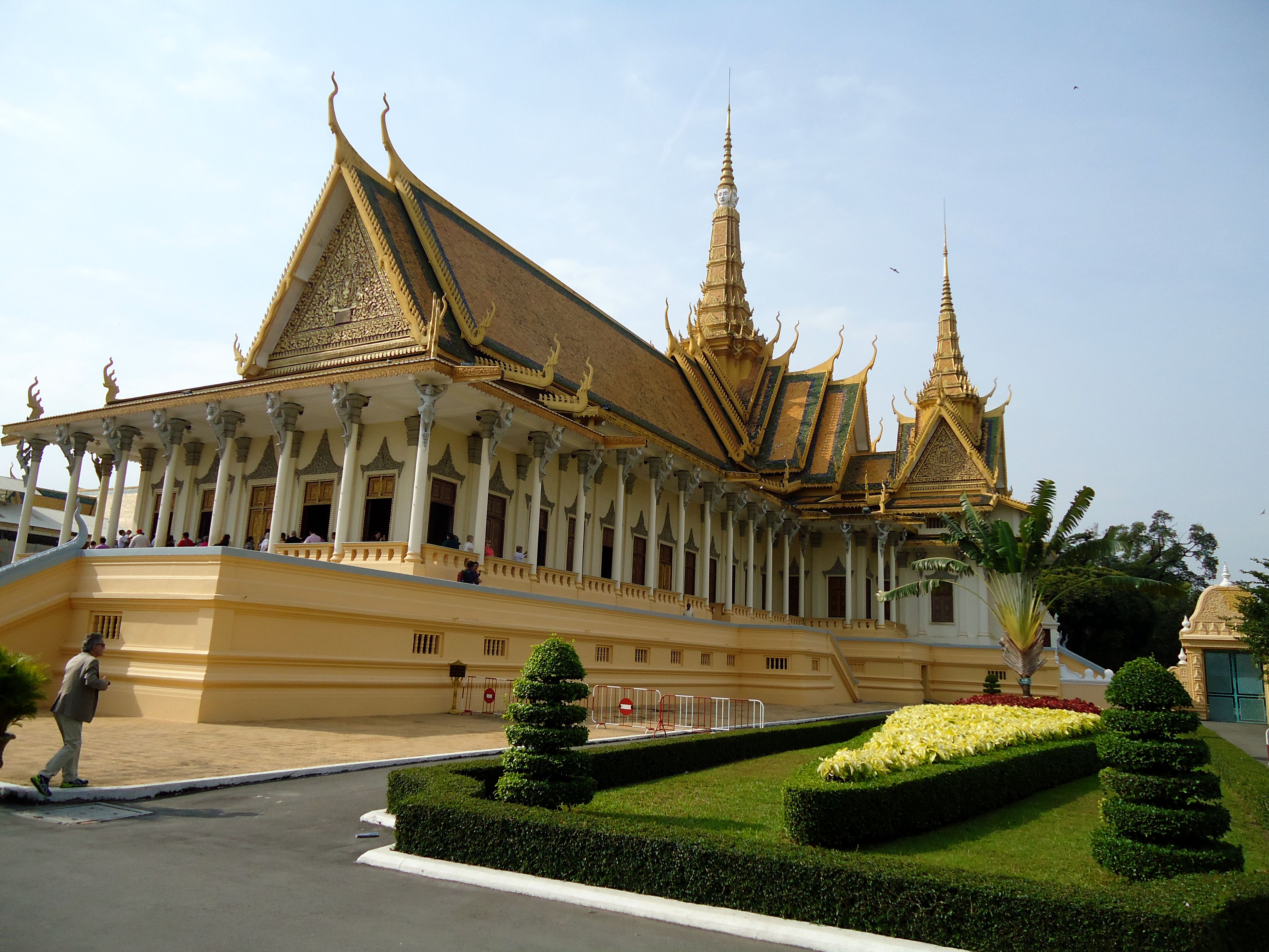 柬埔寨白沙皇宫王强图片