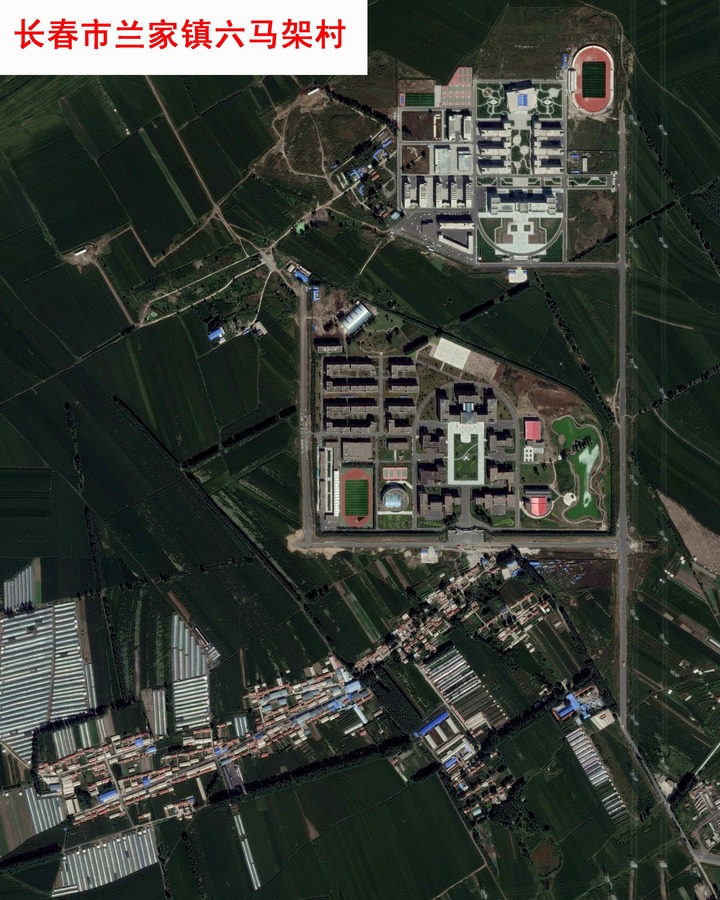 高精度卫星地图 村庄图片