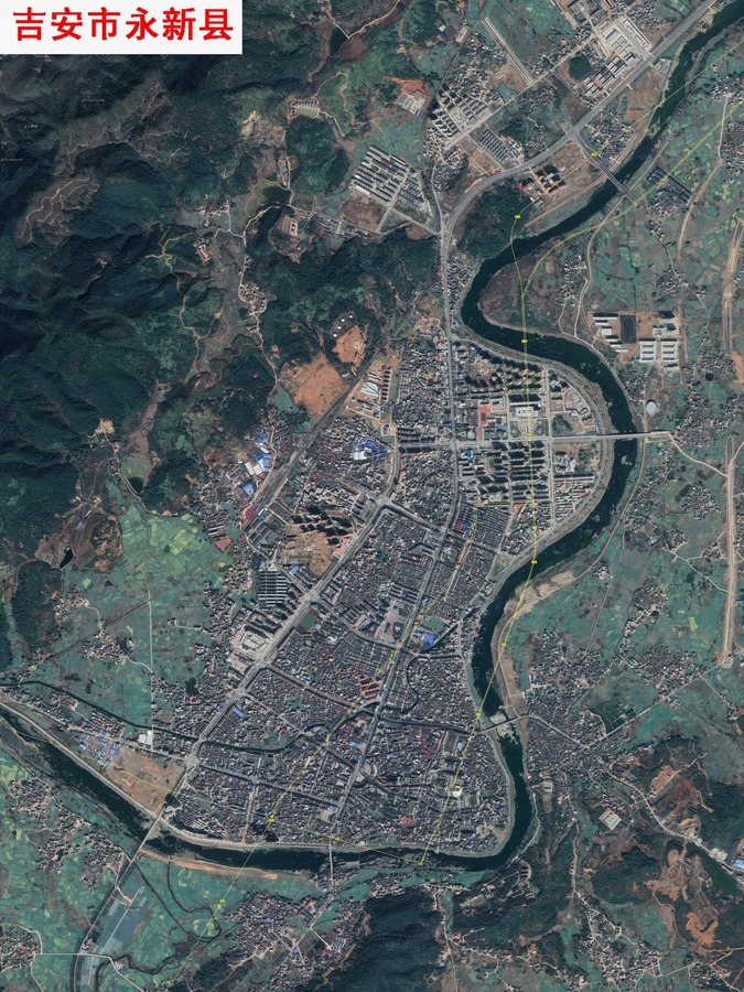 农村宅基高清卫星地图图片