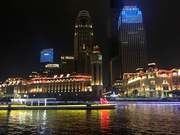 手机拍摄天津海河夜景