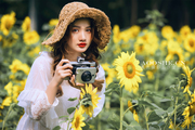 Sunflower girl