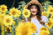 Sunflower girl