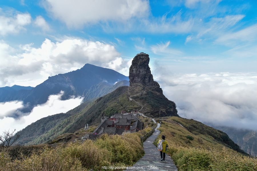 梵净山拍照图片