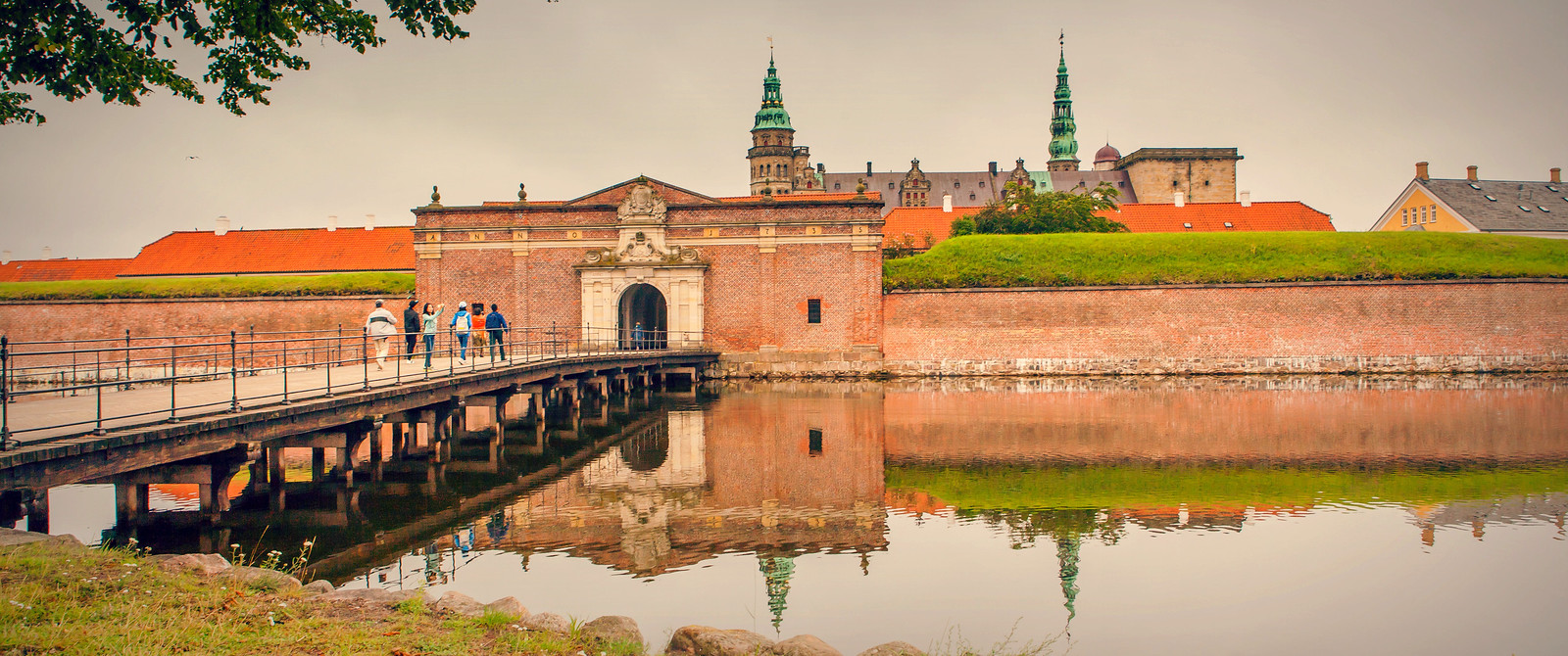 丹麦腓特烈堡城堡，宏大的四百年前建筑