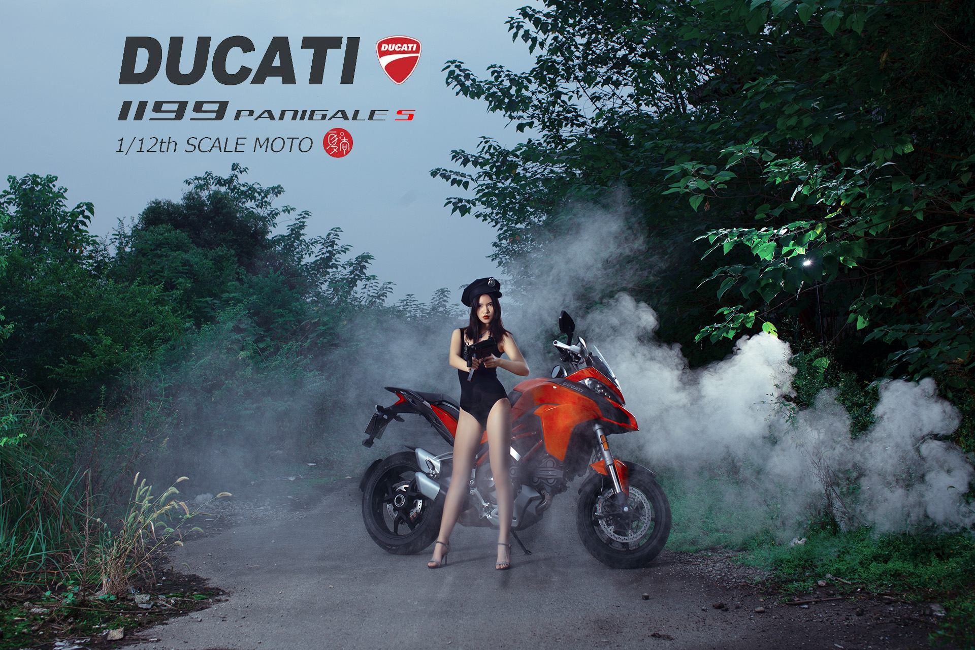 ducati机车女孩雷斯