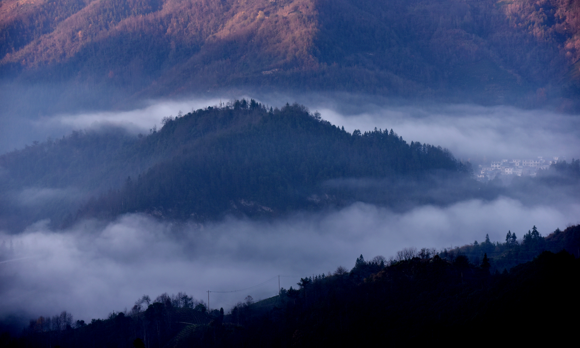 坡山村雲霧