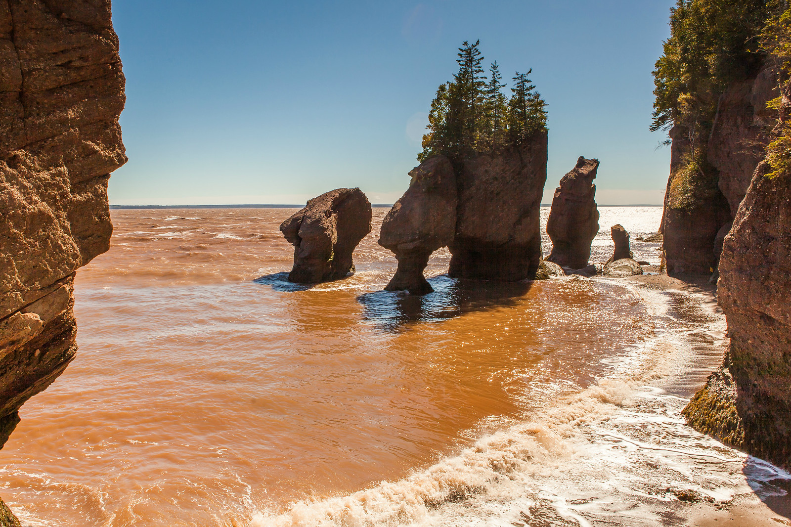 加拿大Hopewell岩石，潮汐的杰作