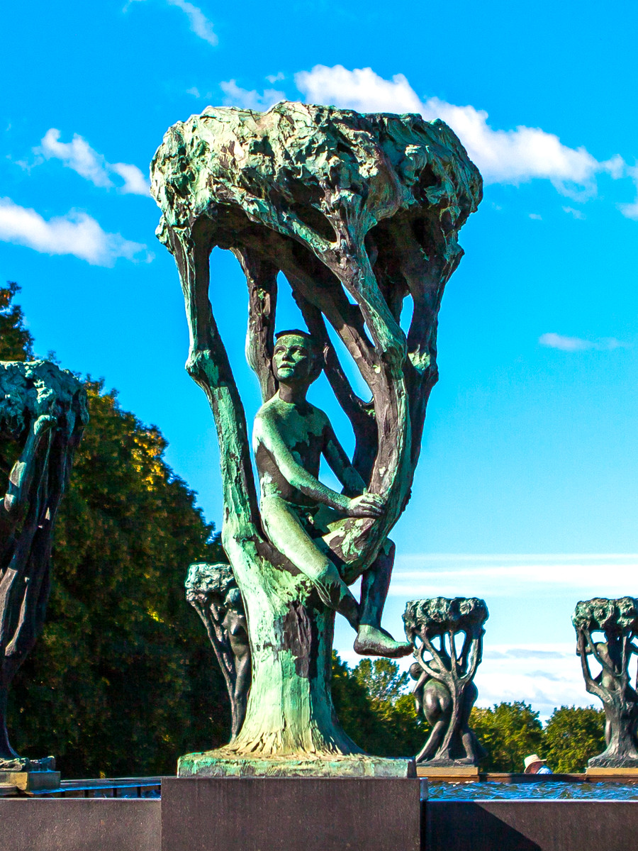 挪威维格兰雕塑公园，身体语言