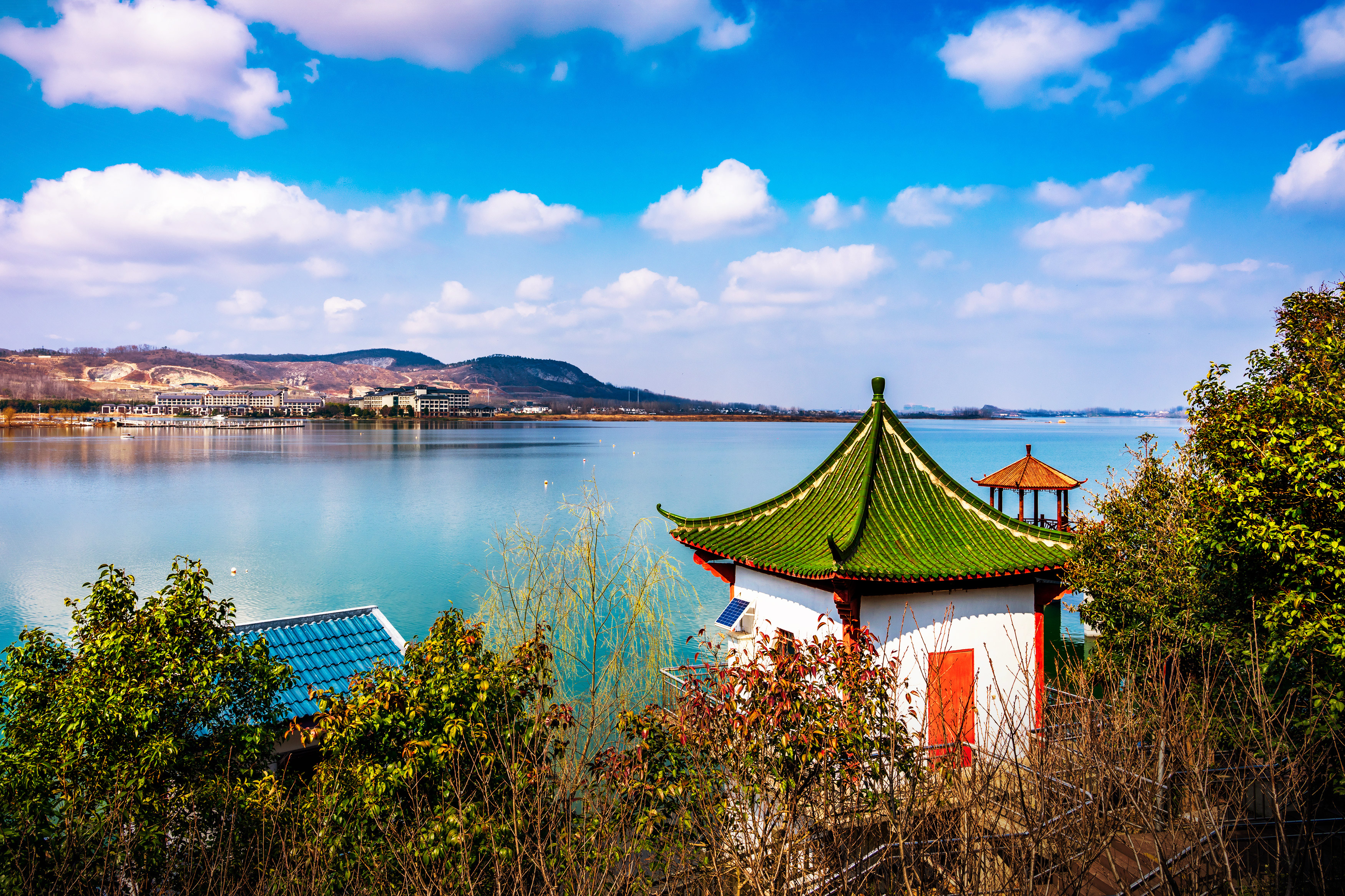 南京金牛湖风景区图片