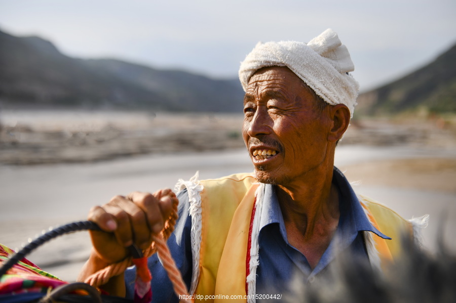 陕西农民头巾照片图片