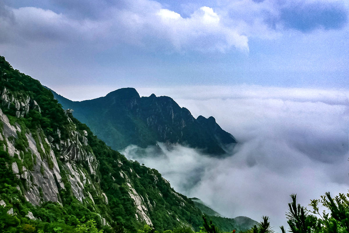 壮观的黄山云雾 - 绝美图库 - 华声论坛