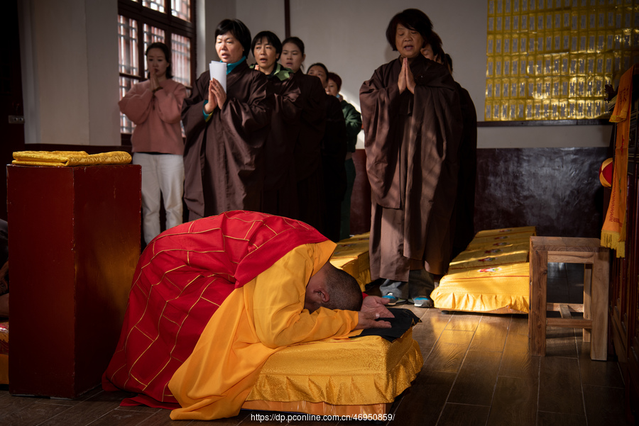 佛緣之石佛寺宗法法師出家剃度現場