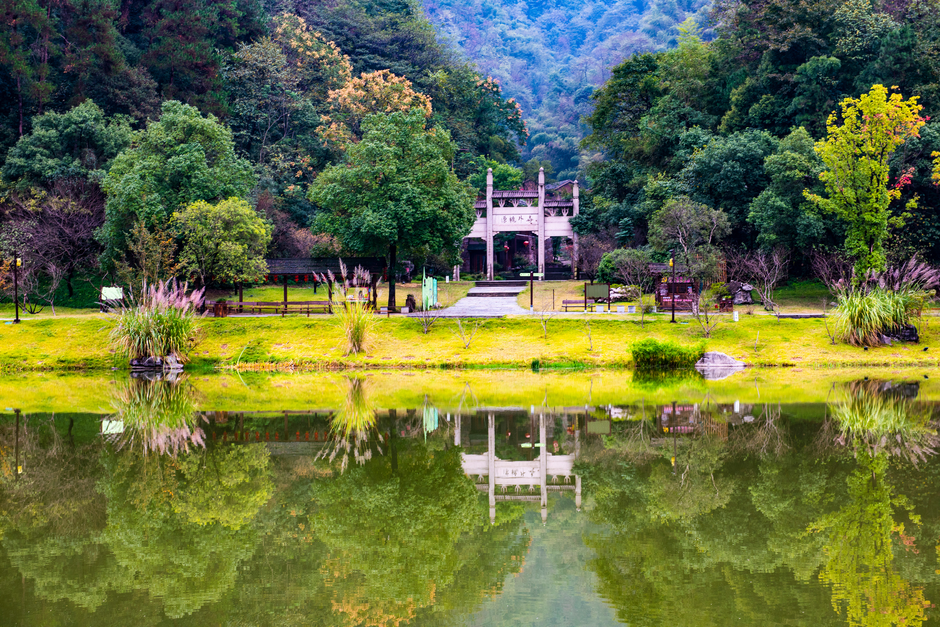 庙坝桃花源图片