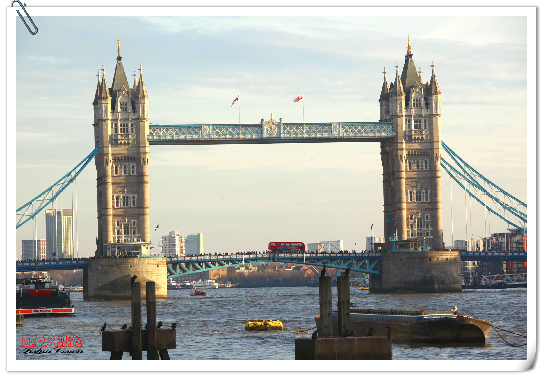 伦敦塔桥图片正面图图片