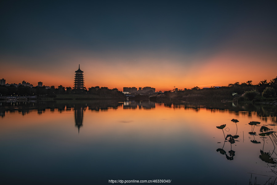 五象湖夜景图片图片