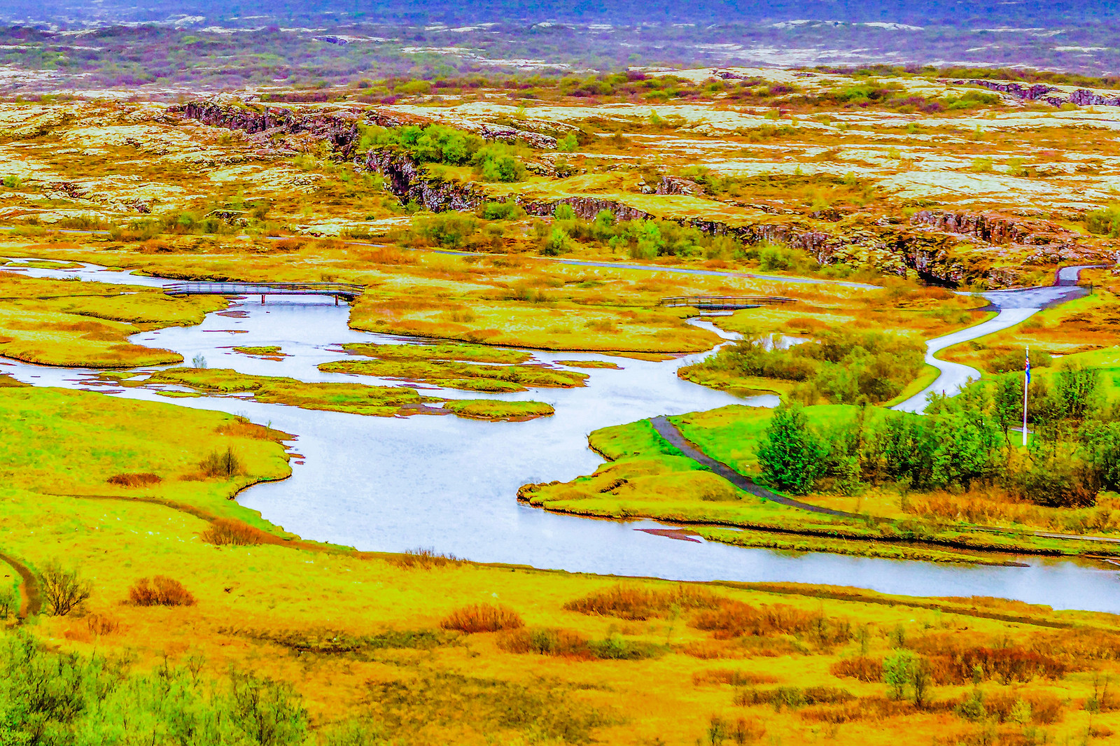 冰岛辛格韦德利国家公园，世界遗产