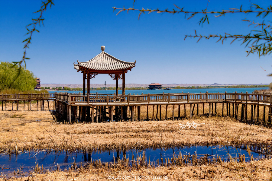 张掖大湖湾图片