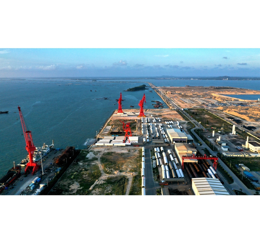 钦州三墩港口图片图片