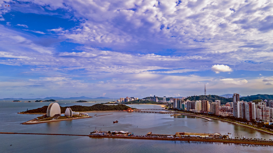 珠海市全景照片图片