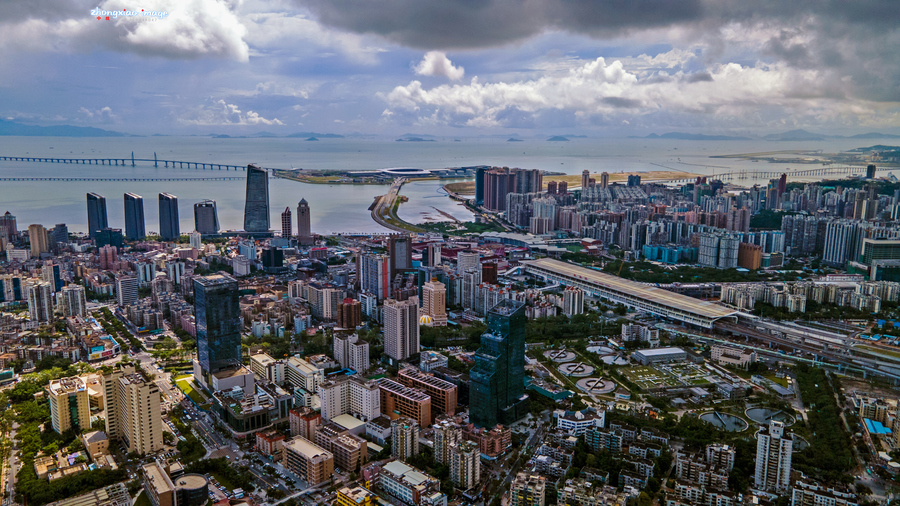 珠海市全景照片图片