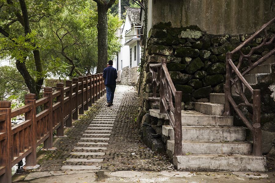 塘溪雁村风景图片