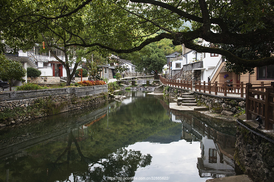 塘溪雁村风景图片