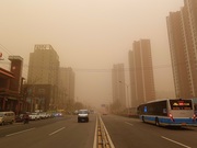 2021-03-15 早晨8点，北京黄沙天气