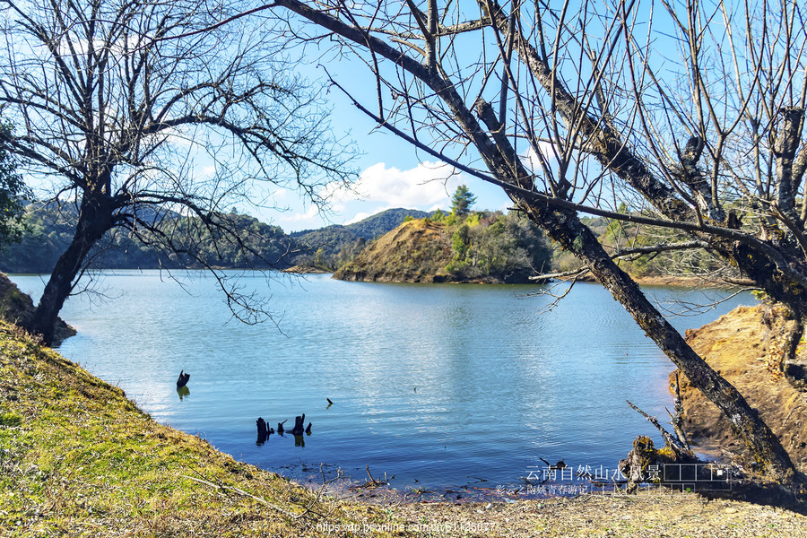 云南省临沧市凤庆县黄草坝水库姚青春自然风光山水风景