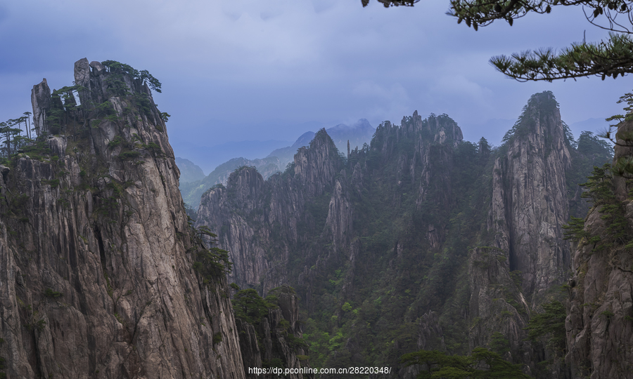 黄山奇峰图图片