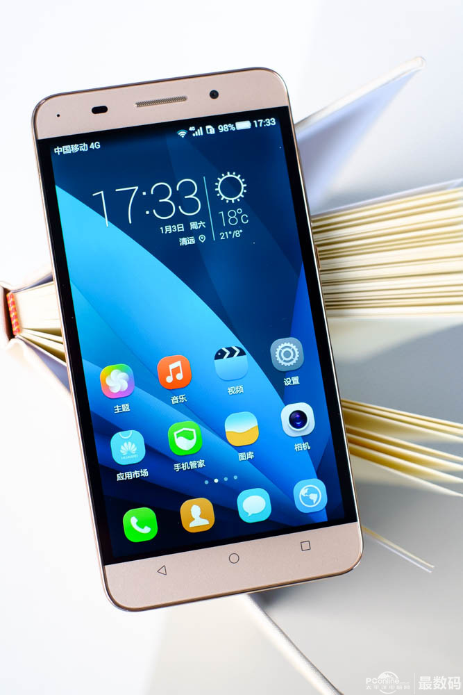 全网通千元强机荣耀畅玩4x金色版上手